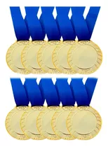 Kit 22 Medalhas Ouro Prata Bronze Honra Ao Mérito Com Fita