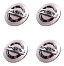 Centro Rin Nissan Tapon Tapa Kit Juego 4 Piezas Emblematico