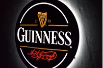 Cartel Cuadro Luminoso Led Cerveza Guinness Deco Bar