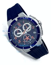 Reloj Mido Oceanstar Cronografo Caucho Azul