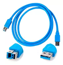 Cable Datos Impresora Usb 3.0 Macho A Macho Tipo A-b 1.8 Mts