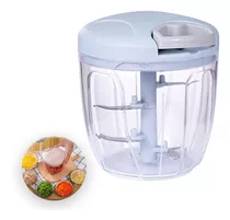 Processador Alimento Manual Grande 5 Lâminas Inox 900ml