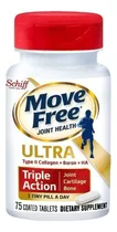 Move Free Ultra Triple Action Joint Health Colageno Tipo 2 Sabor 75 Capsulas