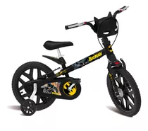 Bicicleta Masculina Batman Infantil Aro 16 Meninos Mascara