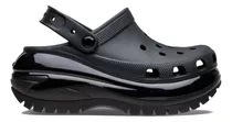 Zuecos Crocs Classic Mega Crush Clog Total Blak Originales