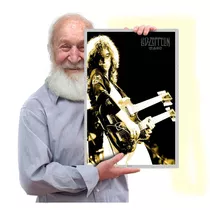 Poster Led Zeppelin Jimmy Page Robert Plant John Bohan A3 12