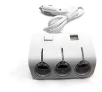 Cigarrera Splitter Auto Usb 12v/24v Triple Conector Ence Usb