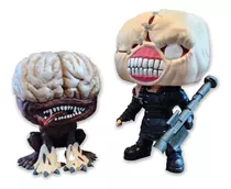 Nemesis E Licker Chibi (resident Evil) Estilo Funko Pop