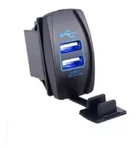 Adaptador Toma 12-24 V Cargador Embutir Usb Auto,moto,nautic