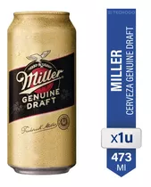 Cerveza Miller Genuine Draft Lata 473ml X4 Unidades