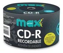 Cd-r Maxprint 52x 700mb Printable 50 Unidades