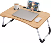 Mesa Madera Laptop Plegable Portatil Bandeja Desayunar Cama