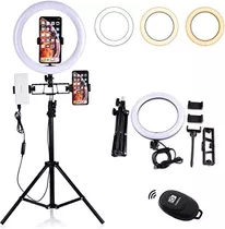 Anillo Aro Luz Led + Control + Bolso 3 Luces Tic Tok Youtube