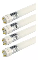 Lámpara Tubo Led 18w T8 Vidrio Fría Candela Pack X4 Un Rex