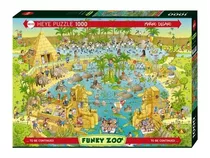 Puzzle Heye Funky Zoo Nile Habitat 1000 Piezas