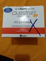 Colestiramina (questran)4,0/envelopes50 Unidades Em Pó 