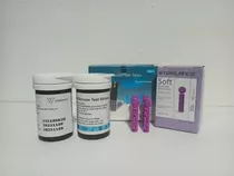 Kit De Lancetas Y Tiras Reactivas Para Glucometro