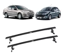 Rack Teto Bagageiro Aluminio Peugeot 206 4pts Passion 207