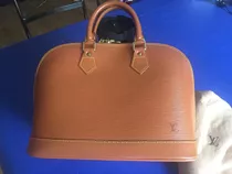 Cartera Alma Epi Gold Louis Vuitton Original Con Boleta 