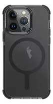 Carcasa Para iPhone 15 Pro - Marca Uniq Modelo Combat - Color Negro - Compatible Con Magsafe