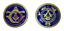 Medalla Conmemorativa Masón Masónica Masonería V.02