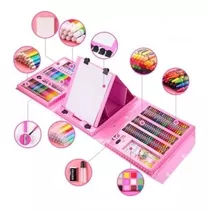 Set / Kit De Dibujo De 208 Piezas Para Niñas / Arte 