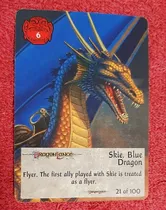 Spellfire Sky Blue Dragon Dragonlance Card Game Carta Ccg