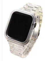 Malla Para Apple Watch Acrilica 40mm Clear Con Protección