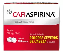 Cafiaspirina 500 Mg Caja 100 Tabletas