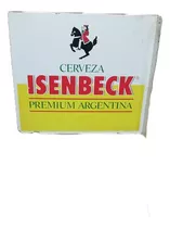 Cartel Original Isenbeck De Chapa De Bar Bifaz