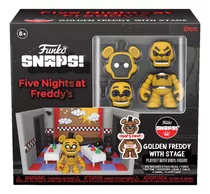  Funko Five Nights At Freddys Snap  Stage With Gold Freddy