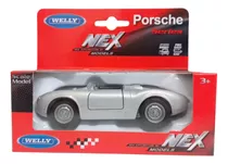 Auto Welly Nex Models Porsche 550 Spyder 1:36 Colección Color Gris