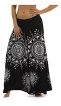 Pantalon Hindu Maxi Palazzo De India Mandala Moda