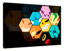 Cuadros Poster Pokemon Eevee Evolucion 15x20 (suv 1)