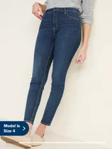 Jean Oldnavy Talle Corte Medio Alto Skinny Pantalon Tubito 8