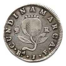 2 Reales 1821 Bogotá