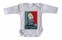 Body Bori Bebê Roupa Criança Homer Simpsons D'oh Rosquinha
