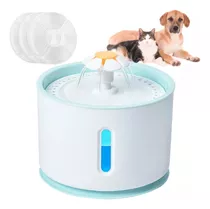 Bebedero Automático Para Perros Y Gatos 2.4l + 13 Filtros