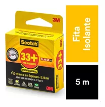 Fita Isolante Scotch 3m 33+ 19mm X 5m