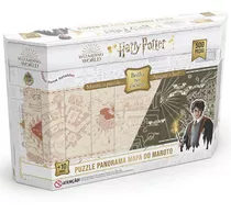 Puzzle 500 Peças Panorama Harry Potter Brilha No Escuro Grow