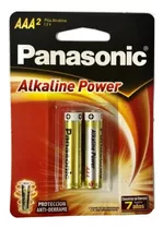 Pila Aaa Alkalinas Panasonic Blister X 2 Unidades