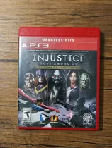 Injustice Ultimate Edition Playstation 3 Ps3 Buen Estado !!