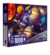 Quebra Cabeça Puzzle 1000 Pçs Viagem Cósmica Game Office