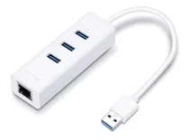 Adaptador Usb 3.0 A Red Rj45 Gigabit + Hub Usb Tplink Ue330