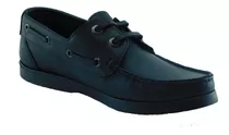 Zapato Colegial Ferli Náutico Mocasin - Cuero Vacuno