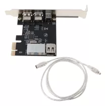 Placa Firewire Pci-e 1x 1394 De 3 Portas Placa De Captura De