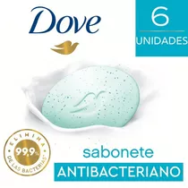 Pack Sabonete Antibacteriano Dove 90g Com 6 Unid