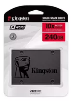 Disco Sólido Interno Kingston Sa400s37/240g 240gb Cinza