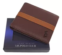 Cartera Original Polo Piel Caballero Billetera Hombre Lujo 4