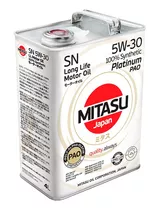 Aceite Mitasu 5w30 Full Sintético Pao - Acea C3 - Dpf